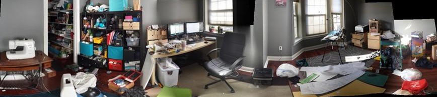Here's a panorama of my office in a more natural state.