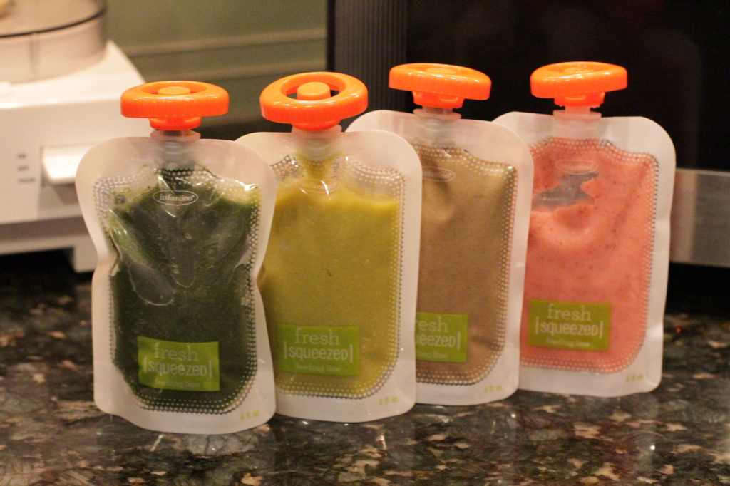 Homemade baby food pouches. Now accepting nominations for mother of the year.