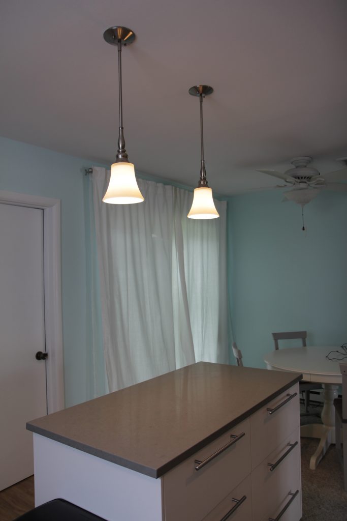 Pendant lights for island