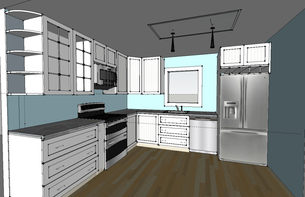 A sketchup diagram of my mods