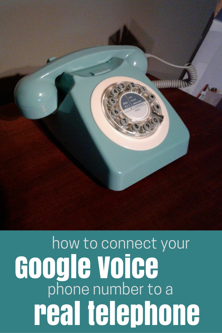 Connect Google Voice to a real phone without a landline, works with any old phone.