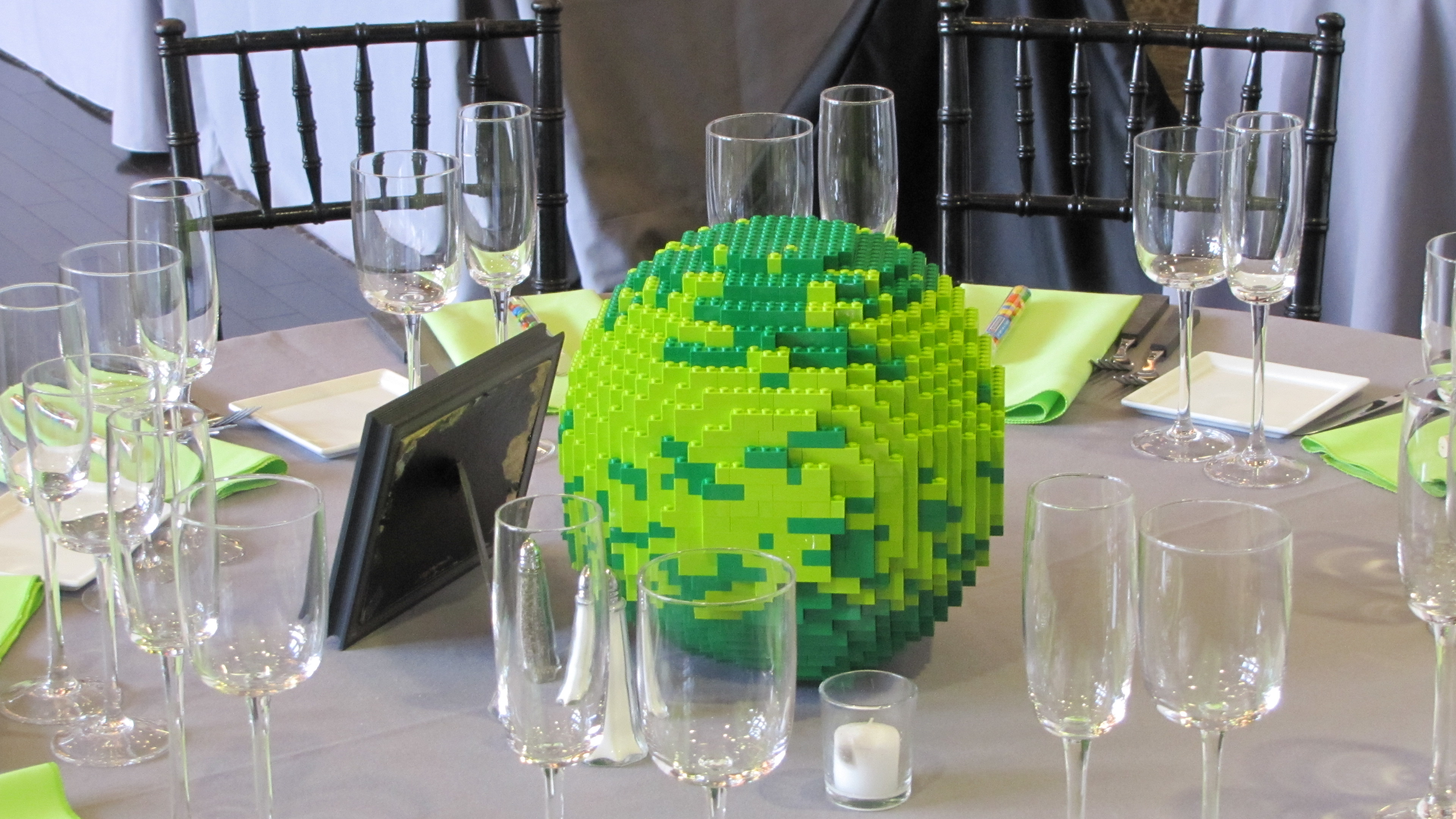 DIY Lego Wedding Centerpieces