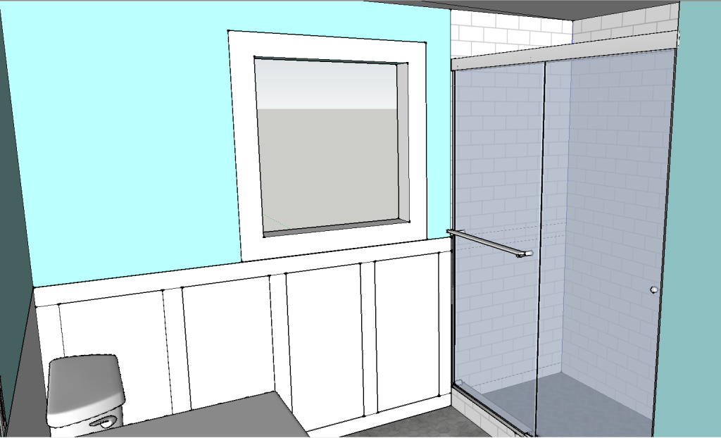 Layout for new shower